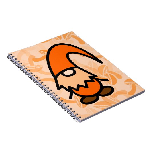 Carnet Orange Gnome (Côté Droit)