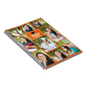 Carnet Orange Graduate Photo Collage Graduation Cadeau (Côté Droit)