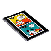 Carnet orange jaune bleu miel Do Rugged Geek Comics (Côté Droit)