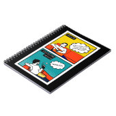 Carnet orange jaune bleu miel Do Rugged Geek Comics (Côté gauche)