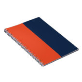 Carnet Orange & Marine Blue CUSTOM (Côté Droit)