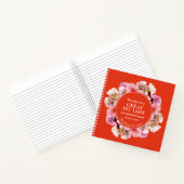 Carnet Orange Merci Pasteur Première Dame (Intérieur)