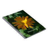 Carnet Orange Pot Marigold Fleur personnalisée (Côté Droit)