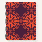Carnet Orange purple cool, unique (Devant)