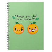 CARNET ORANGE QUOTE (Devant)