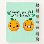 CARNET ORANGE QUOTE (Dos)