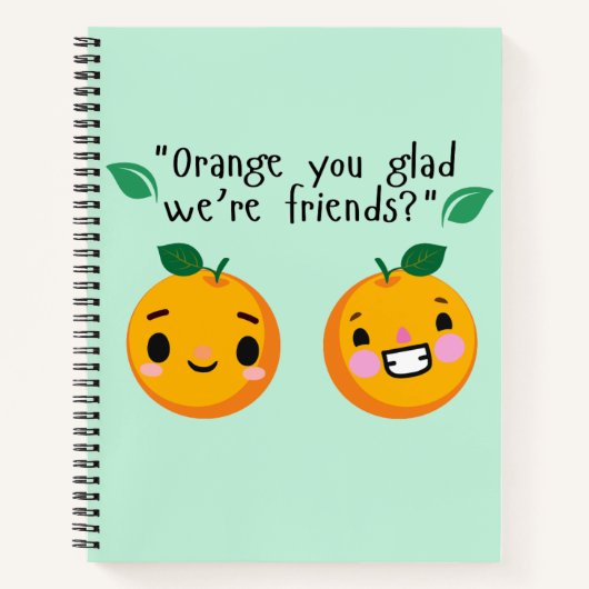CARNET ORANGE QUOTE (Devant)