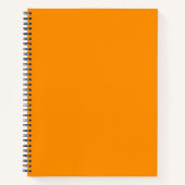 Carnet Orange uni de Princeton (Devant)