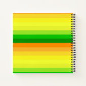 CARNET ORANGE VERT JAUNE UNE MAMA CHALEUREUSE (Dos)