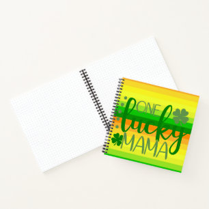 CARNET ORANGE VERT JAUNE UNE MAMA CHALEUREUSE