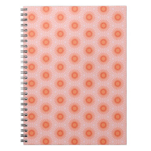 Carnet Orange vif et rose pêche