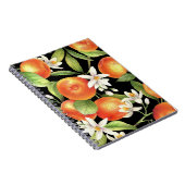 Carnet Oranges dessinées à la main : Illustration Florale (Côté Droit)