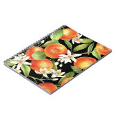 Carnet Oranges dessinées à la main : Illustration Florale (Côté gauche)
