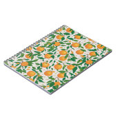 Carnet Oranges d'été Agrumes Fruit Motif floral (Côté gauche)