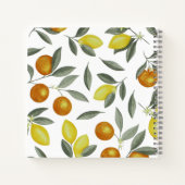 Carnet Oranges et citrons (Dos)