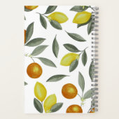 Carnet Oranges et citrons (Verso)