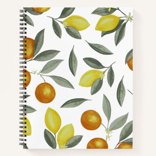 Carnet Oranges et citrons (Devant)