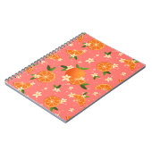 Carnet Oranges et fleurs d'oranges (Côté gauche)