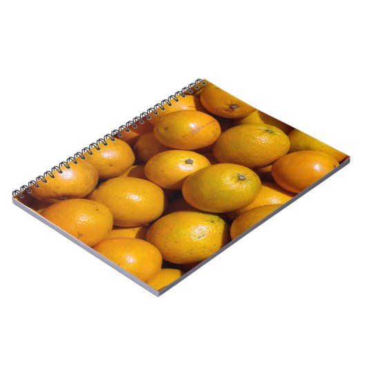 Carnet Oranges fruit marché Floride orange (Côté gauche)