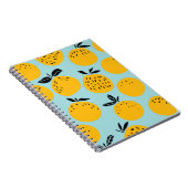 Carnet Oranges fruits sans couture motif (Côté Droit)