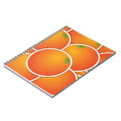 Carnet Oranges funky (Côté gauche)