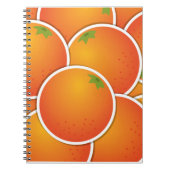 Carnet Oranges funky (Devant)