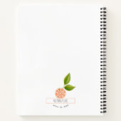 Carnet Oranges Mariages modernes en agrumes + Fleurs oran (Dos)