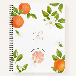 Carnet Oranges Mariages modernes en agrumes + Fleurs oran