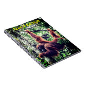 Carnet Orangoutan suspendu dans l'arbre (Côté Droit)