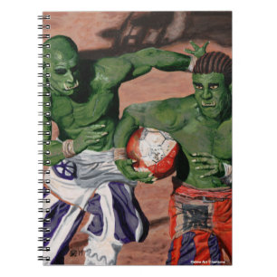 Carnet Orc Gladiator Football Imaginaire Art Spiral Carne