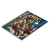 Carnet Orc, Monstre de Papier Découpé (Côté gauche)