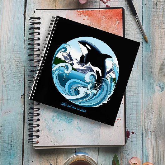 Carnet Orca Killer Whale Blue Ocean