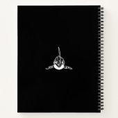 Carnet Orca tribale noire et blanche (Dos)