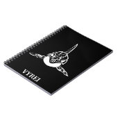 Carnet Orca tribale noire et blanche (Côté gauche)