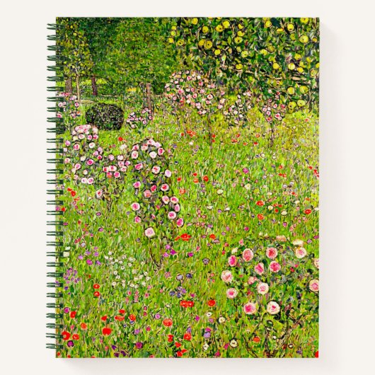 Carnet Orchard Gustav Klimt avec Rose (Devant)