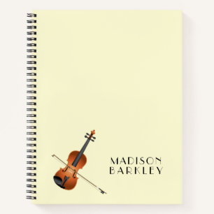Carnet Orchestre de cordes de musiciens de violon