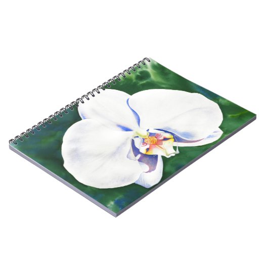 Carnet Orchidée blanche (Côté gauche)