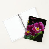 Carnet Orchidée rose (Intérieur)