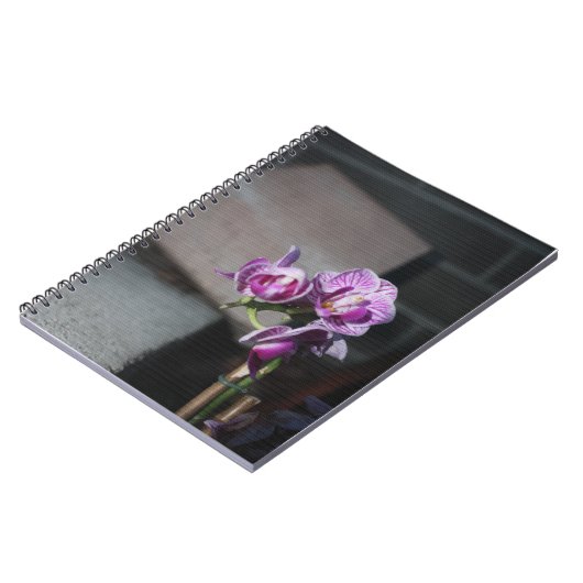 Carnet Orchidée violette (Côté gauche)