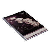 Carnet Orchidée violette foncée (Côté Droit)