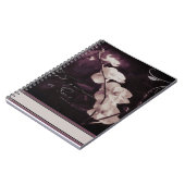 Carnet Orchidée violette foncée (Côté gauche)