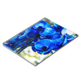 Carnet Orchidées bleues (Côté gauche)
