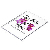 Carnet Orchidées d'Asie (Côté gauche)