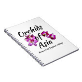 Carnet Orchidées d'Asie (Côté Droit)
