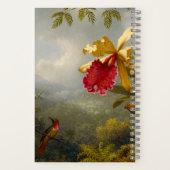 Carnet Orchidées et colibri Heade (Verso)