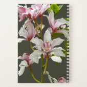 Carnet Orchidées insigne rose Cymbidium Floral (Verso)