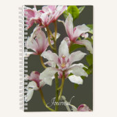 Carnet Orchidées insigne rose Cymbidium Floral (Recto)