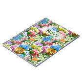 Carnet Orchidées motifs floraux (Côté gauche)