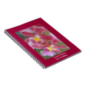 Carnet Orchidées rose et jaune (Côté Droit)