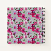 Carnet Orchidées Roses En Fleur (Dos)